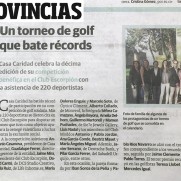 Torneo de Golf Casa Caridad - Las Provincias 06/06/2016